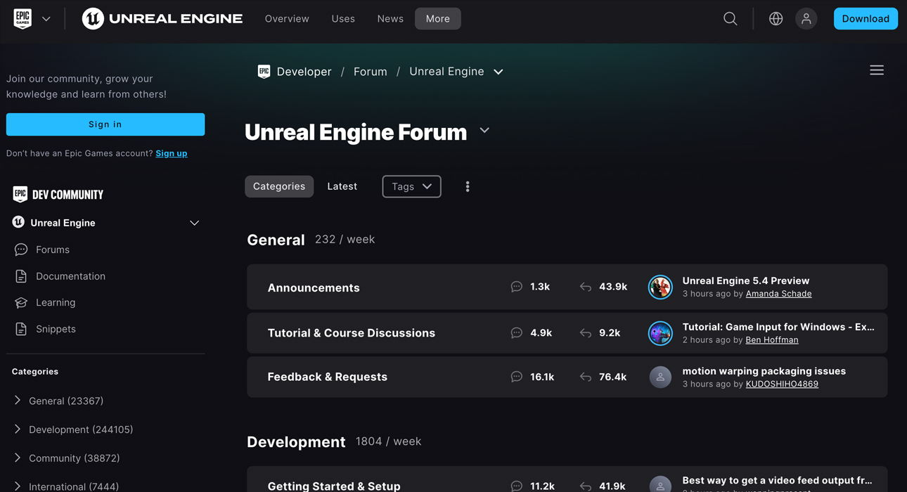 Unreal Forum Screenshot